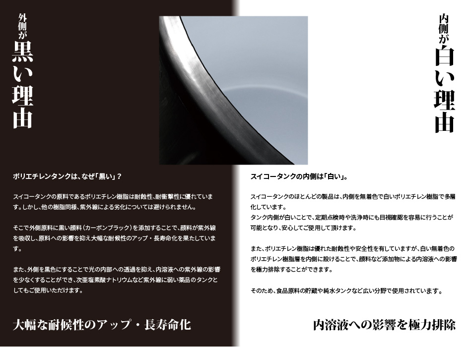 外側が黒い理由 内側が白い理由